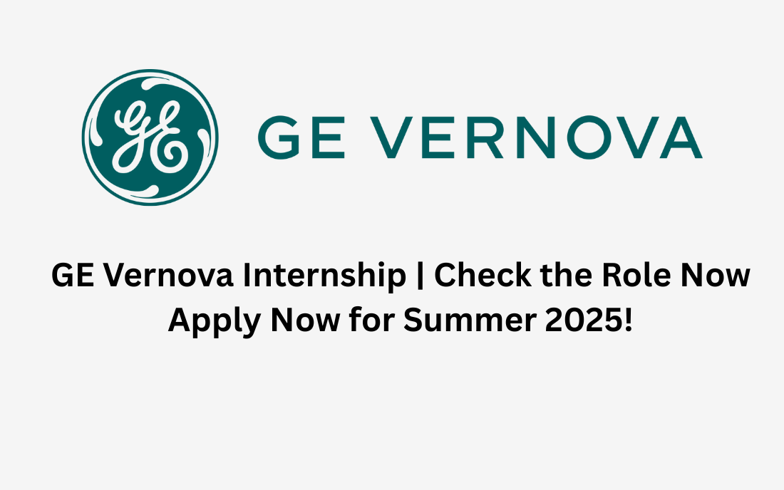 GE Vernova Internship